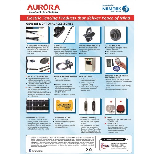 Electric Fence System Basic Package for 1 Kanal Lahore